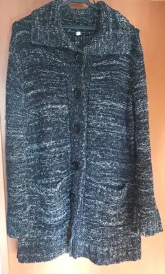 ロングカーディガン 黒