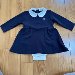 新品未使用　POLO Baby ネイビー ワンピース 80 ロンパース ネイビー