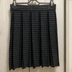 XOXO プリーツ　ミニスカート チェック　グレー