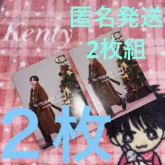 2枚組COACH　2025 HOLIDAY COLLECTON　中島健人　カード