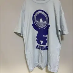 adidas Originals トレフォイル Tシャツ ライトブルー