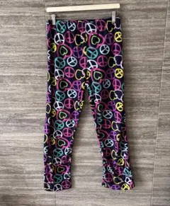 HotelSpa 多色平和マーク フリースパンツ 美品 海外古着