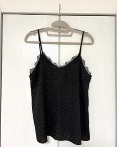 ミラオーウェン レースキャミ ブラックのサムネイル