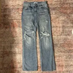 MOUSSY ダメージデニムパンツ サイズ1