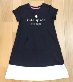 kate spade　ケイトスペード　バイカラー　 半袖ワンピース　130
