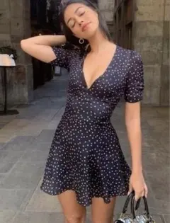 ☘️25新作 新品♡ Realisation Par黒ドットワンピース♡　204 2025年最新】Realisation parの人気アイテム - メルカリ