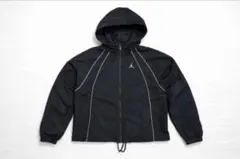 NIKE Jordan ナイロンジャケットブラックジャンプマン パーカー 美品