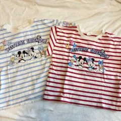 ミッキー　ミニー　ドナルド　双子　Tシャツ