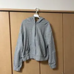 MEBXX ジップアップパーカー グレー XL