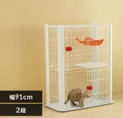 고양이 케이지, 폭 91cm, 2단