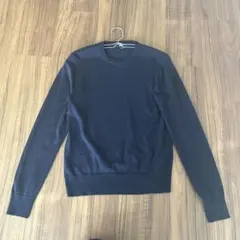ユニクロ　メリノクルーネックセーター　ネイビー　Sサイズ