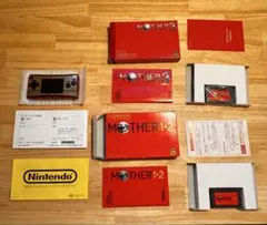 【美品】ゲームボーイミクロ ＋MOTHER1＋2,MOTHER3セット