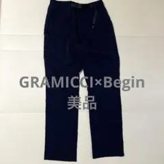 GRAMICCI Begin別注 シアサッカー ジャストカット　ネイビー Mのサムネイル