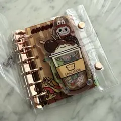 ラブブ　チョコレートデザイン　シール帳　ボンボンドロップ