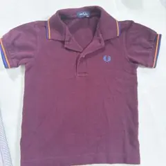 Fred Perry ポロシャツ バーガンディ 2-3yrs