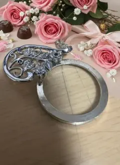 シルバー装飾ルーペネックレス