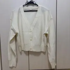 GU カーディガン 白 XL