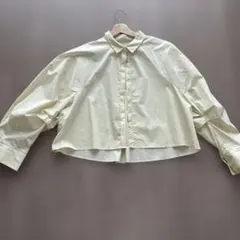 長袖シャツ レモンイエロー　AuieFのサムネイル