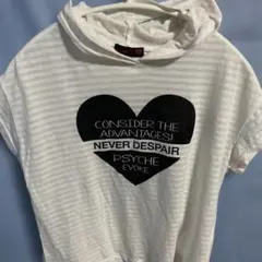 lovetoxic フード付きロゴTシャツ ホワイト Mのサムネイル