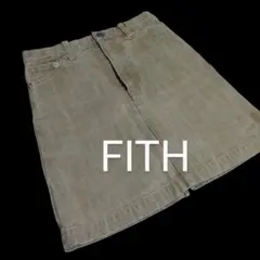 FITH（フィス）キッズ 子供服／デニムスカート／カーキ／110cm