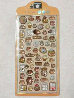 3D立体シール クマ パン ボンボンドロップシール好きな方