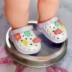メルちゃん 靴 シューズ パープル No.31