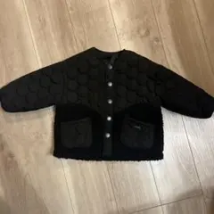 Birthday ブラック キルティング ボアアウター