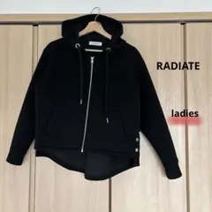 【新品】　スコットクラブ　ボンディング　パーカー　 ゆったり　美シルエット　黒 新品】 スコットクラブ ボンディング パーカー ゆったり 美