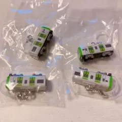 めじるしアクセサリー JR はたらく電車 山手線4個セット ガチャ