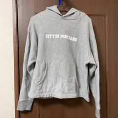 sale✨ルクールブラン　ロゴ入りパーカー グレーのサムネイル