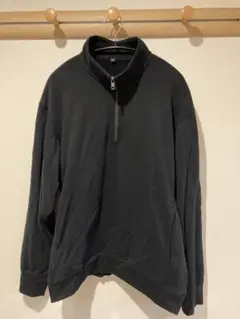 ユニクロ　ハーフジップ スウェット
