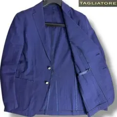 TAGLIATORE タリアトーレSAHARAシアサッカー軽量ネイビージャケット
