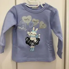 KP ウサギ刺繍トレーナー 90 新品未使用タグ付き