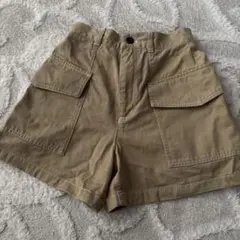 GU ジーユー カーゴショートパンツ ベージュ S