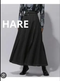 【最短即日発送】HARE デザインベルトステッチスカート【美品】のサムネイル