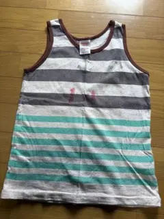DENIM ＆DUNGAREE ボーダー タンクトップ 130cmのサムネイル