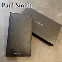 未使用　PaulSmith ポールスミス ポール ラウンドファスナー ブラック
