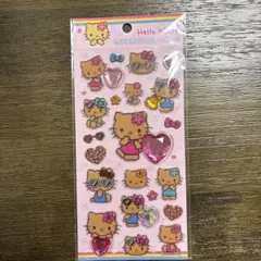 キラキララインストーンシール 日焼けキティ　ギャルキティ