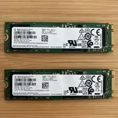 Samsung PM881 SSD M.2 SATA 512GB 2枚セット
