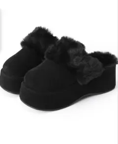 ★ GRL 厚底ファーサボサンダル ★