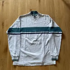 L.L.BEAN 80s usa製 モックネック ヘビーウェイト ロンT