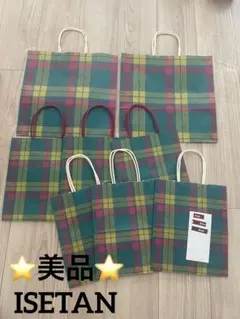 最終価格★美品★伊勢丹　ISETAN 2サイズ、8枚セット　テープ付き♡贈呈に