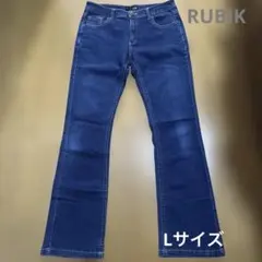 RUBIK メンズ　デニムパンツ 濃い青 L