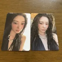 (ジゼル2枚セット①) aespa rich man封入トレカ