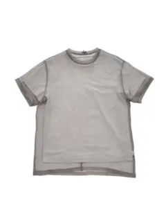 LE CIEL BLEU オーガンジー オーバーレイ 半袖Tシャツ グレー36のサムネイル