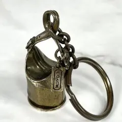 オールドコーチ　キーホルダー　バケツバッグ 真鍮製　ゴールド色　希少レア オールドコーチ キーホルダー バケツバッグ 真鍮製 ゴールド色 希少