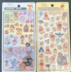 【正規品】ディズニー ボンボンドロップシール 2種セット ボンドロ大