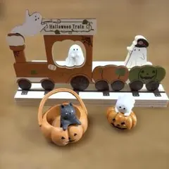 ナチュラルキッチン　ハロウィン Halloween Train かぼちゃ猫お化け