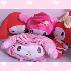 マイメロディ ティッシュケース レア 廃盤 ぬいぐるみ めろぉ まとめ売り