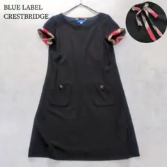 BLUELABEL CRESTBRIDGE モックロディーシルケットワンピース - メルカリ